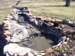 Reworking waterfall Feb 2012 rocks removed.JPG