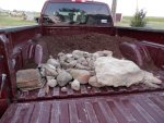 Rock collection from creek.JPG