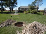 From behind the hole, looking toward the house..JPG